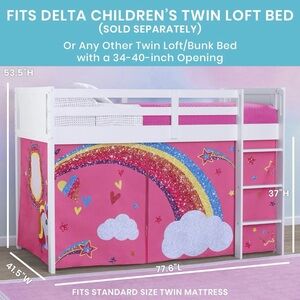 Brand New Jojo Siwa Loft Bed Tent